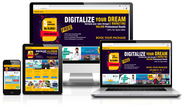 AdzinAir Website